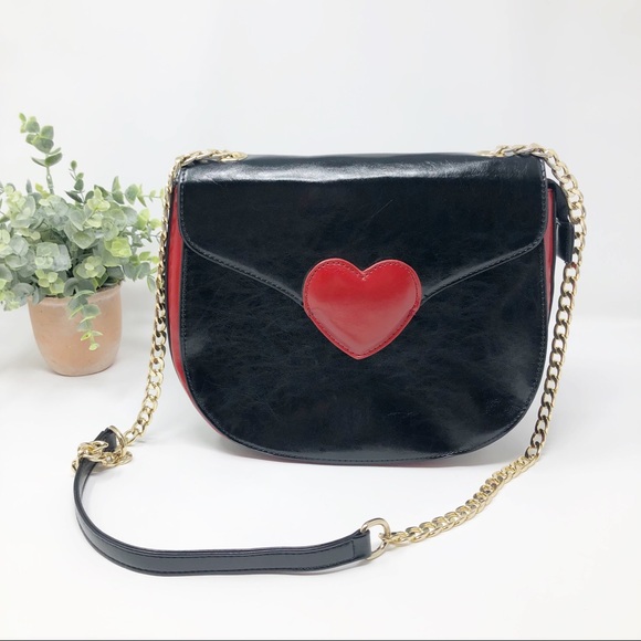 Pink Haley Heart Crossbody/Shoulder Bag - Vegan - Picture 1 of 6